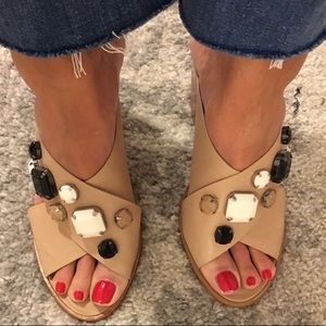 Loefler Randall jeweled heels